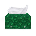 Irish Leaf St. Patrick's Day Print Leather Tissue Box Cover