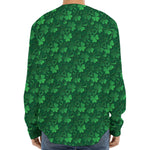 Irish Leaf St. Patrick's Day Print Long Sleeve Baseball Jersey