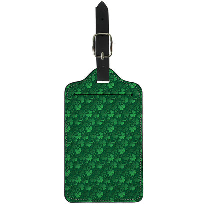 Irish Leaf St. Patrick's Day Print Luggage Tag