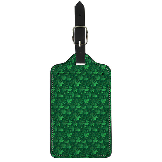 Irish Leaf St. Patrick's Day Print Luggage Tag