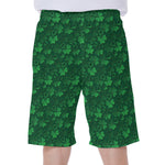 Irish Leaf St. Patrick's Day Print Men's Beach Shorts