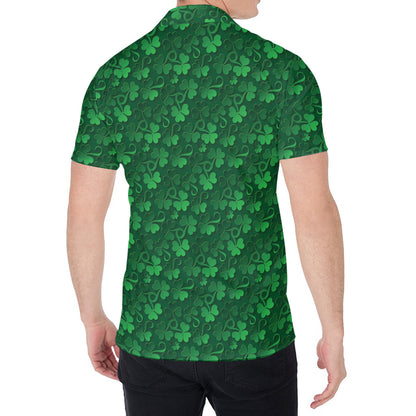 Irish Leaf St. Patrick's Day Print Men's Shirt