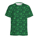 Irish Leaf St. Patrick's Day Print Men's Sports T-Shirt