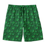 Irish Leaf St. Patrick's Day Print Men's Swim Trunks