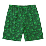 Irish Leaf St. Patrick's Day Print Men's Swim Trunks