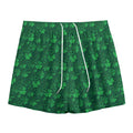Irish Leaf St. Patrick's Day Print Mesh Shorts