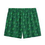 Irish Leaf St. Patrick's Day Print Mesh Shorts