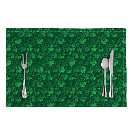 Irish Leaf St. Patrick's Day Print Placemat