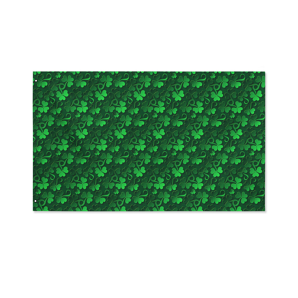 Irish Leaf St. Patrick's Day Print Polyester Flag