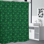 Irish Leaf St. Patrick's Day Print Premium Shower Curtain