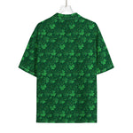 Irish Leaf St. Patrick's Day Print Rayon Hawaiian Shirt