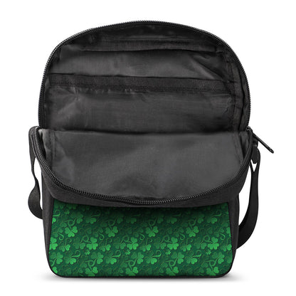 Irish Leaf St. Patrick's Day Print Rectangular Crossbody Bag