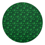 Irish Leaf St. Patrick's Day Print Round Blanket