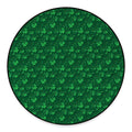 Irish Leaf St. Patrick's Day Print Round Floor Mat