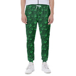 Irish Leaf St. Patrick's Day Print Scuba Joggers