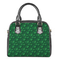 Irish Leaf St. Patrick's Day Print Shoulder Handbag