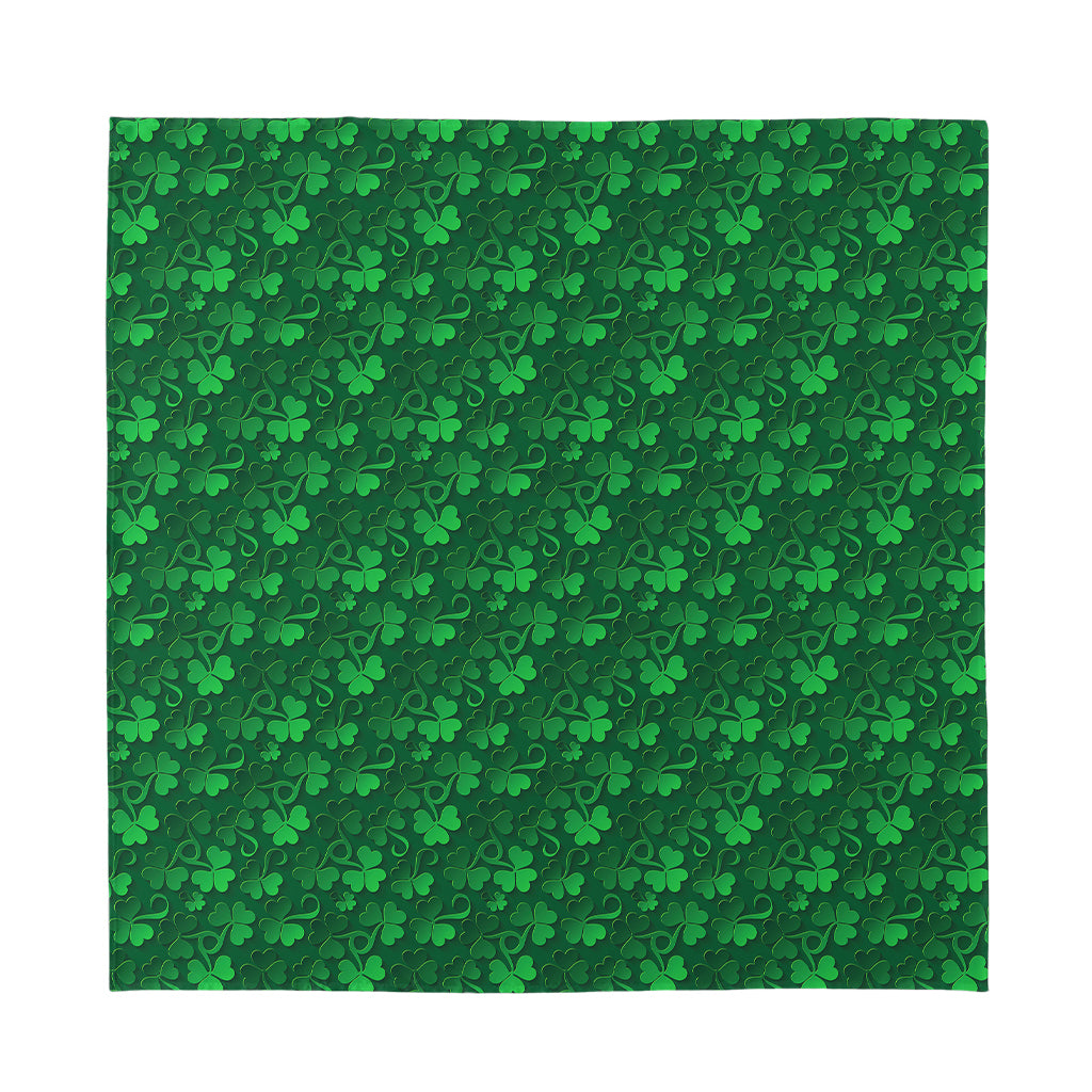 Irish Leaf St. Patrick's Day Print Silk Bandana