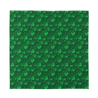 Irish Leaf St. Patrick's Day Print Silk Bandana