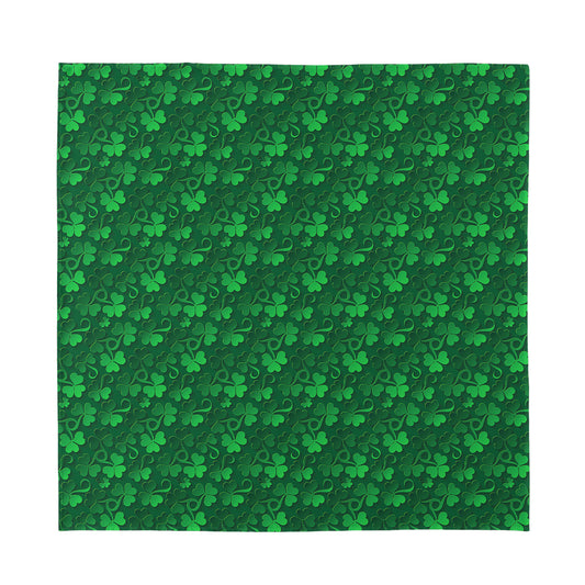 Irish Leaf St. Patrick's Day Print Silk Bandana