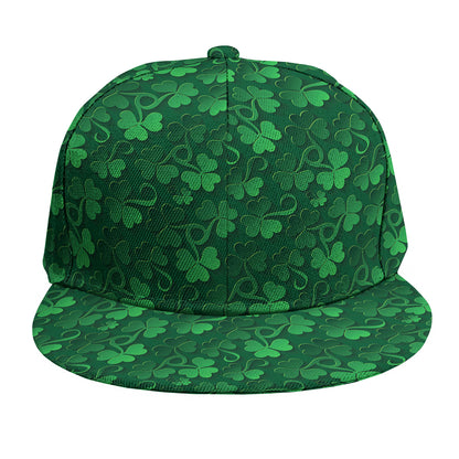 Irish Leaf St. Patrick's Day Print Snapback Cap