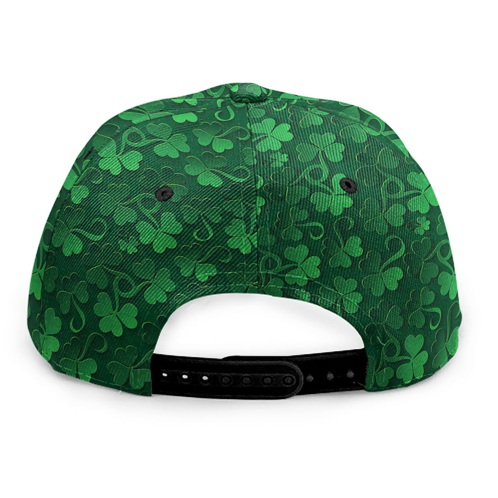Irish Leaf St. Patrick's Day Print Snapback Cap