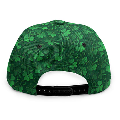 Irish Leaf St. Patrick's Day Print Snapback Cap