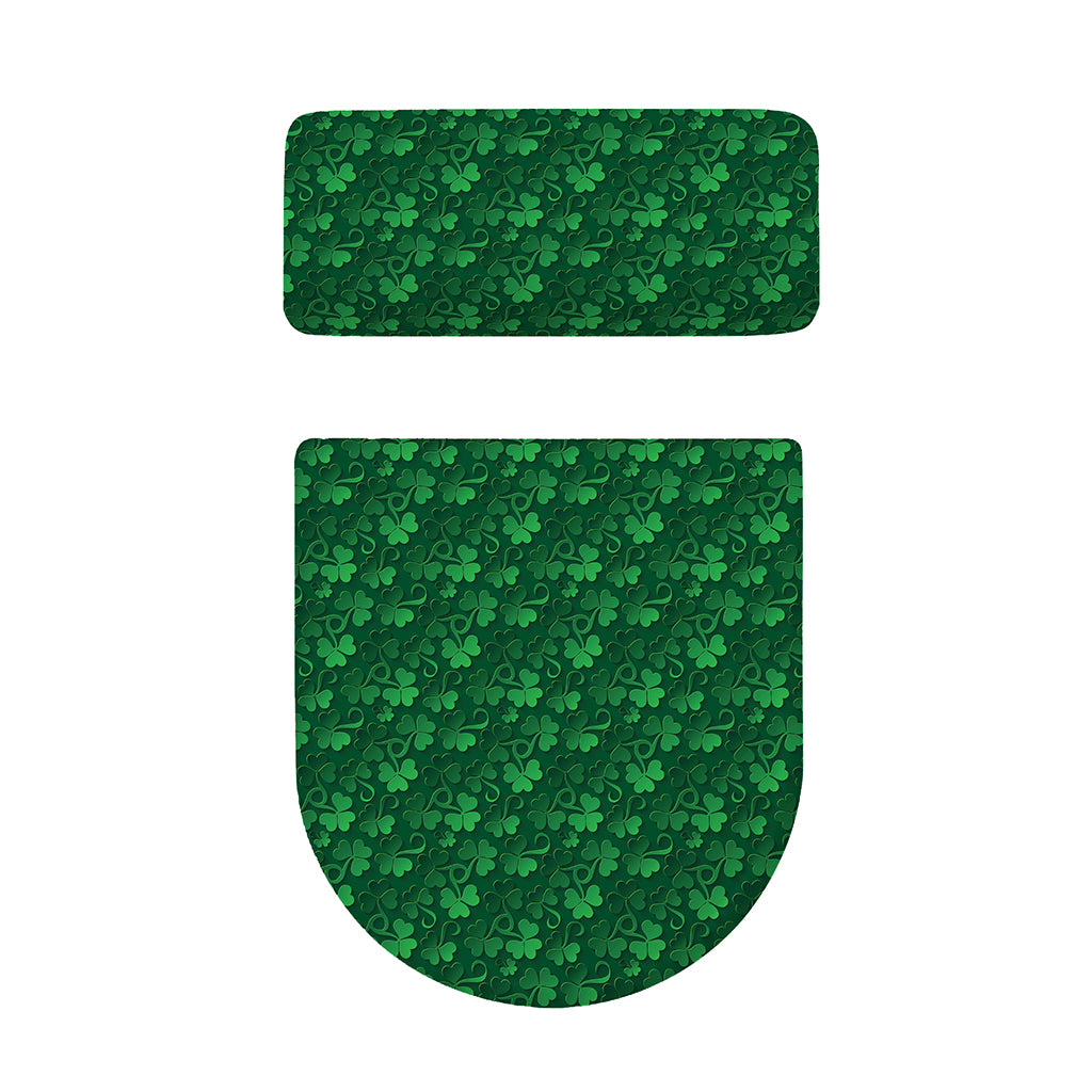 Irish Leaf St. Patrick's Day Print Toilet Lid And Tank Cover Set