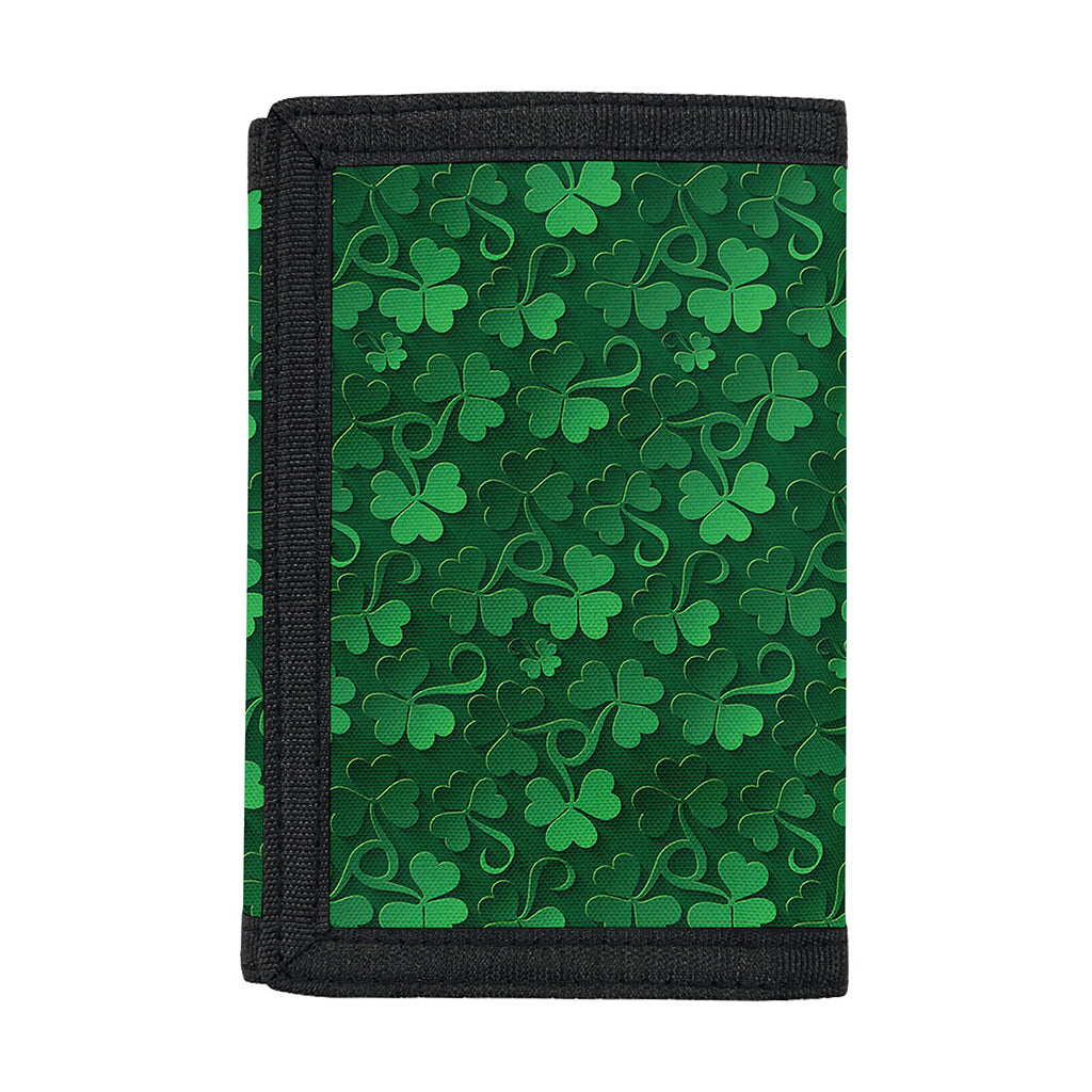 Irish Leaf St. Patrick's Day Print Trifold Wallet