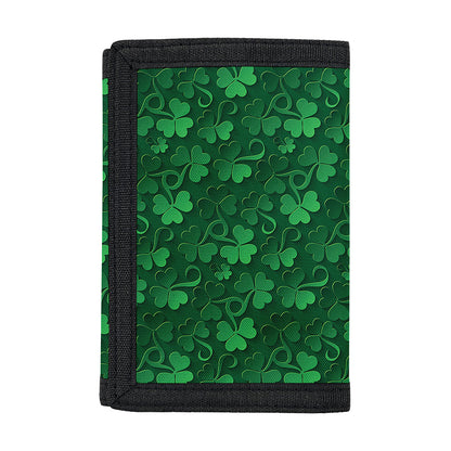 Irish Leaf St. Patrick's Day Print Trifold Wallet