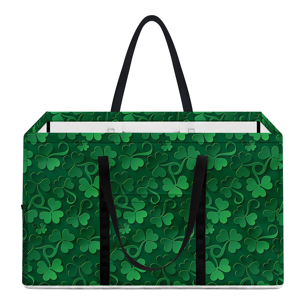 Irish Leaf St. Patrick's Day Print Utility Tote Bag