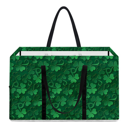 Irish Leaf St. Patrick's Day Print Utility Tote Bag