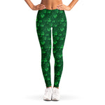 Irish Leaf St. Patrick's Day Print Women's Leggings