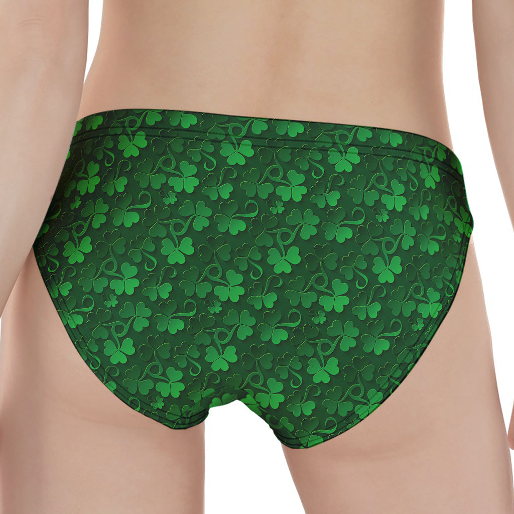 Irish Leaf St. Patrick's Day Print Women's Panties