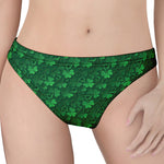 Irish Leaf St. Patrick's Day Print Women's Thong