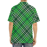 Irish Plaid Pattern Print Aloha Shirt