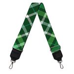 Irish Plaid Pattern Print Bag Strap