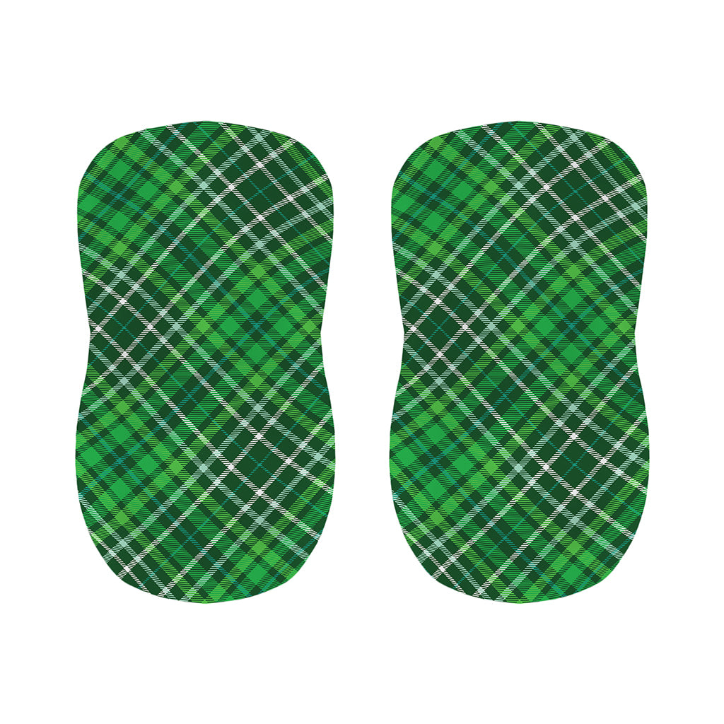 Irish Plaid Pattern Print Bar Stool Covers