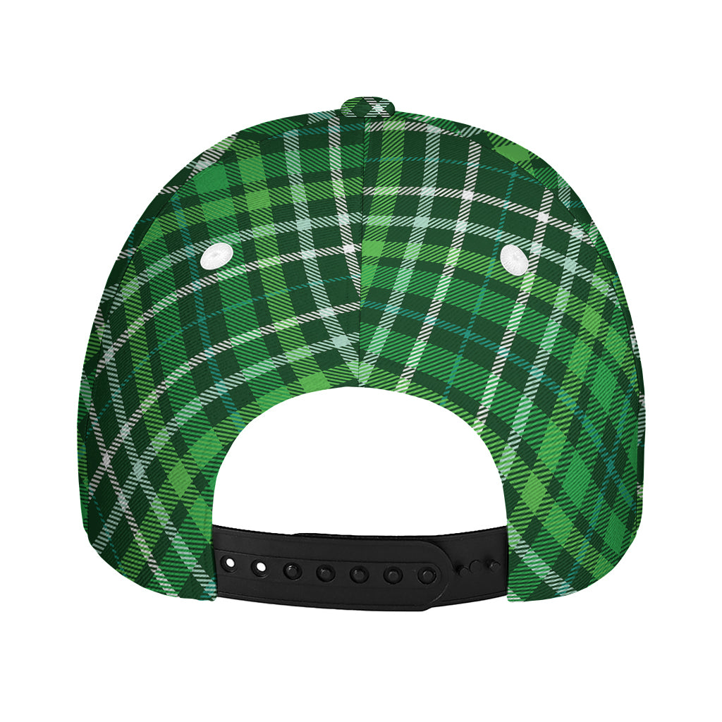 Irish Plaid Pattern Print Baseball Cap