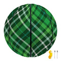 Irish Plaid Pattern Print Basketball