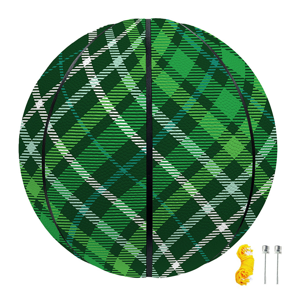 Irish Plaid Pattern Print Basketball