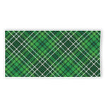 Irish Plaid Pattern Print Beach Towel