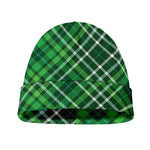 Irish Plaid Pattern Print Beanie