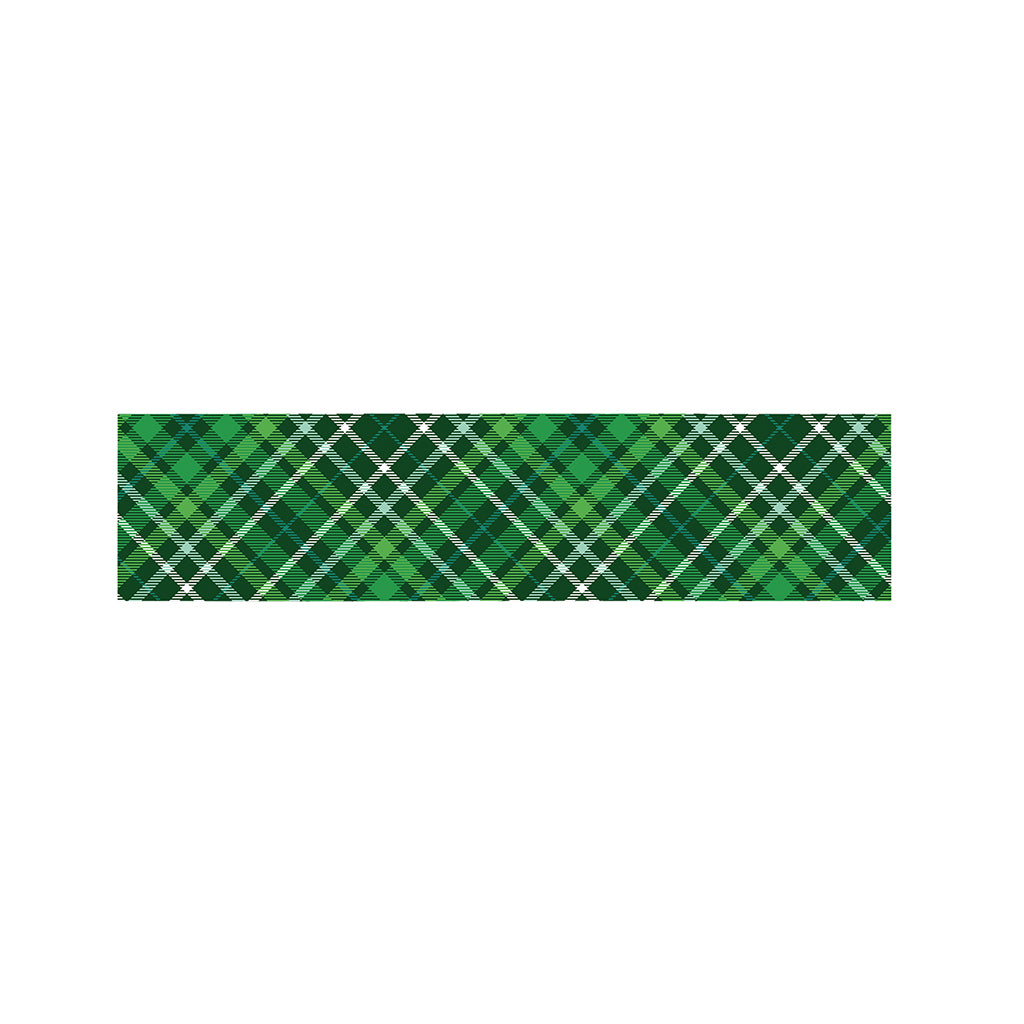 Irish Plaid Pattern Print Bed Runner