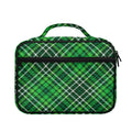 Irish Plaid Pattern Print Briefcase Bible Bag