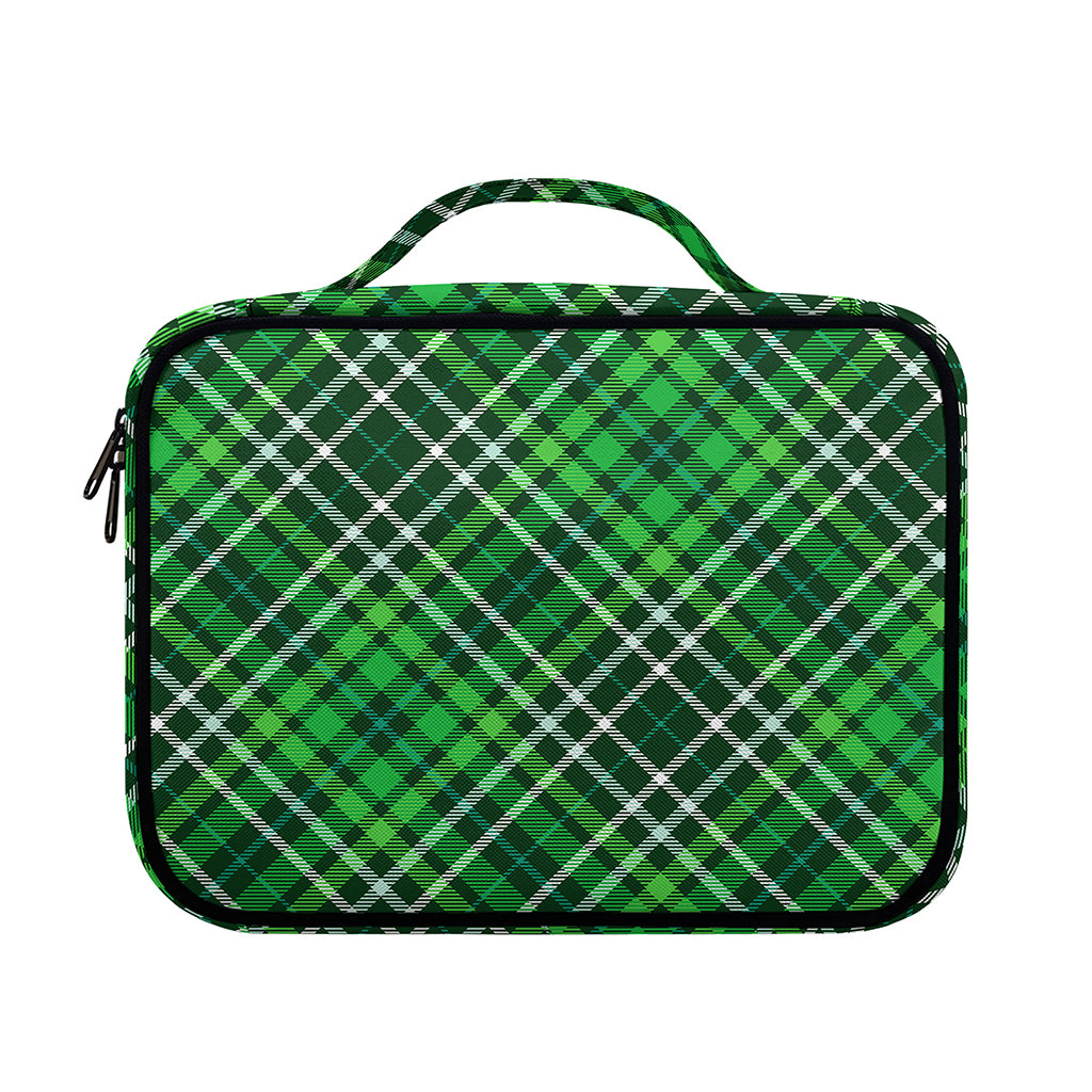 Irish Plaid Pattern Print Briefcase Bible Bag