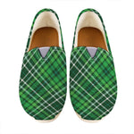 Irish Plaid Pattern Print Casual Shoes