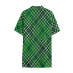 Irish Plaid Pattern Print Cotton Hawaiian Shirt