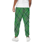 Irish Plaid Pattern Print Cotton Pants