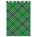 Irish Plaid Pattern Print Curtain