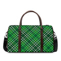 Irish Plaid Pattern Print Duffel Bag